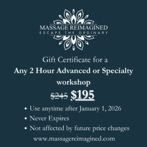 Any 2 Hour Advanced or Specialty workshop