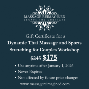 Dynamic Thai Massage and Sports Stretching for Couples Workshop